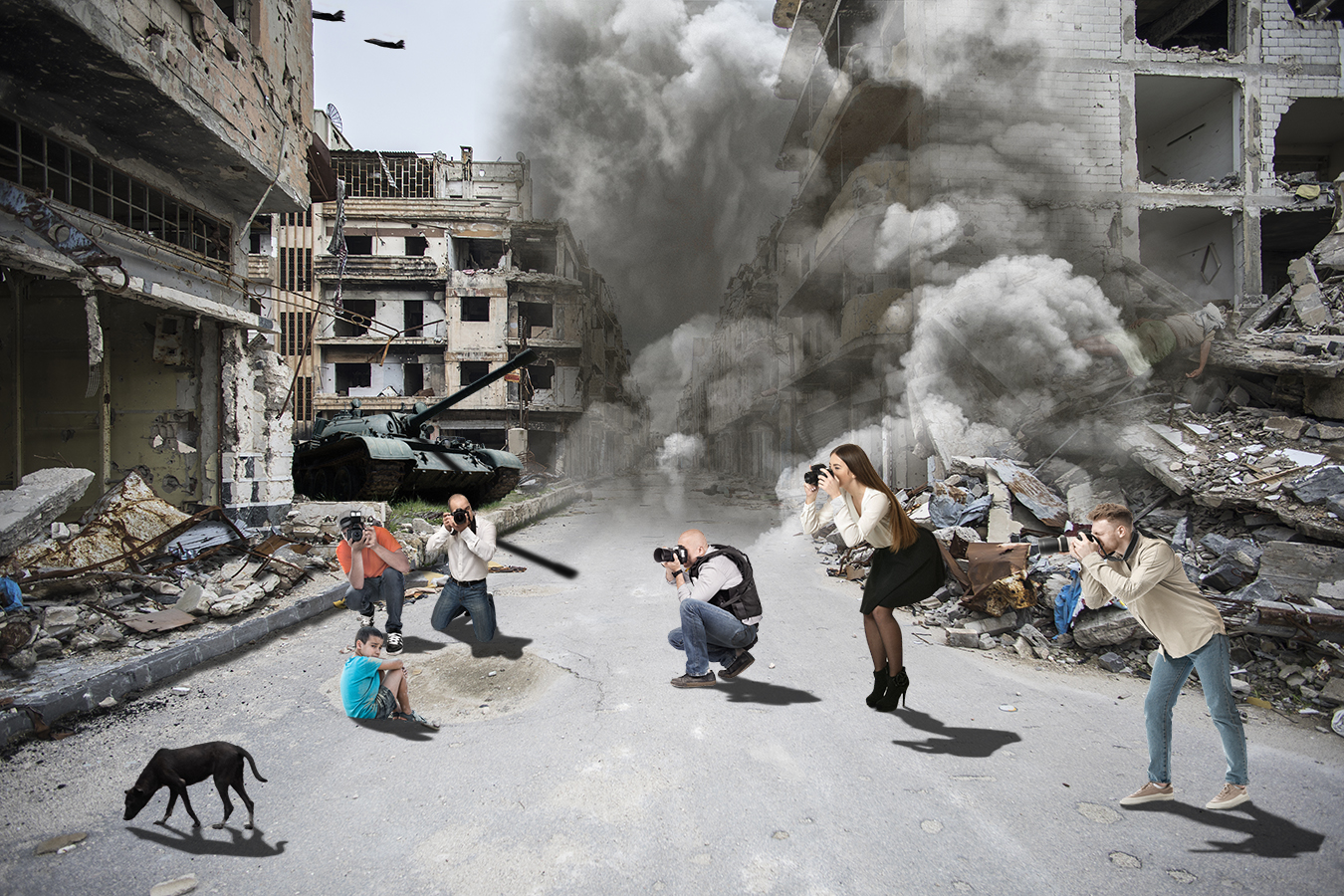 ouvre les yeux - press at war